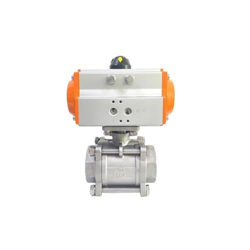 Vanne pneumatique acier inoxydable résistant pour automatisation de tuyauterie 1-1/2
