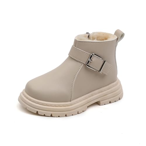 Girls Ankle Boots Waterproof Side Zipper Shoes (Toddler/Little Kid)