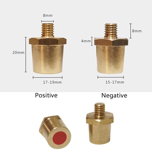 Batteriepoladapter M8, Poladapter m8 für Lifepo4, 1 paar Batteriepoladapter m8, Batterieadapter Auto