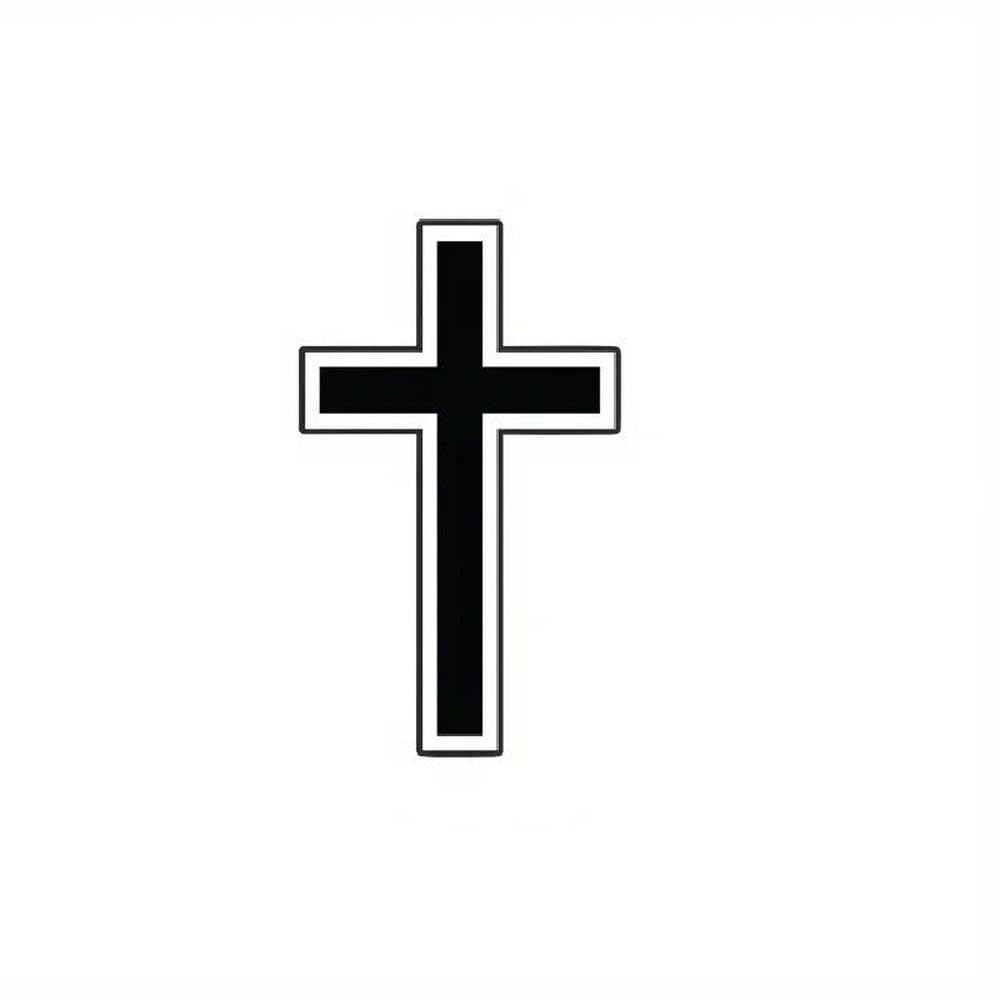 Cross Decal for Cars Trucks Laptops Cups Windows Glass Walls Vinyl
