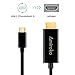 Amiroko USB C to HDMI Cable 6FT, USB 3.1 Type C (Thunderbolt 3 Compatible) to HDMI 4K Cable for MacBook Pro 2016, MacBook 12