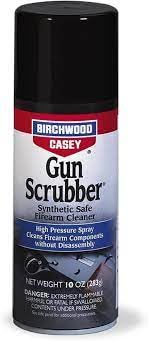 Birchwood Casey Gun Scrubber Synthetic Safe Cleaner, Aerosol Spray, 10 oz.