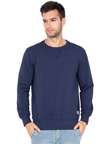 Image of Jockey US92 Men Super Combed Cotton Rich Fleece Sweatshirt with StayWarm Technology