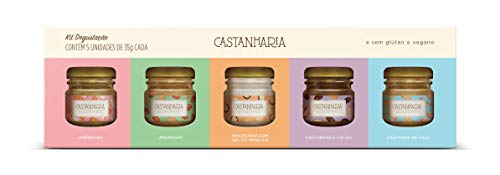 Castanharia Kit Degustação De Pastas De Castanhas 5 X 35G