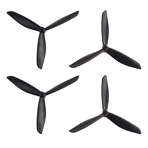 GRASKY / Fit for Hubsan 501S X4 HS700 Upgraded Triangle Vane/Fit for MJX B3 B3 PRO B2SE Rc Quadcopter Drone (/ Fit for MJX Bugs 3) Parts Accessories (Color : Black)
