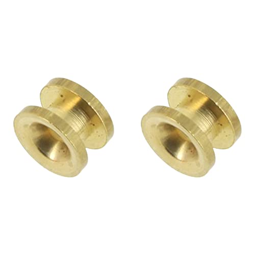 cyclingcolors 2 x Passaggio filo testa decespugliatore diametro 4 mm 11 mm altezza 9 mm Giardino Parco Manutenzione Occhiello ottone, testa 2 fili