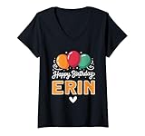 Photo Gallery donna buon compleanno dicendo erin maglietta con collo a v Photo Gallery donna buon compleanno dicendo erin maglietta con collo a v