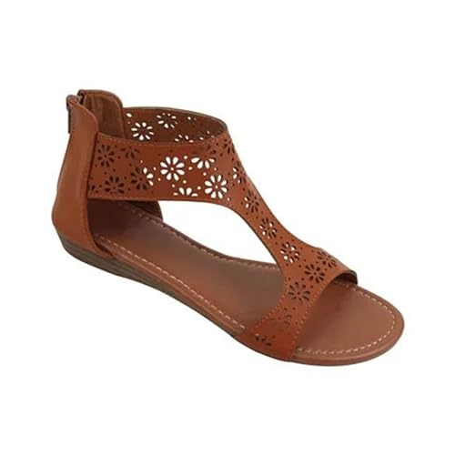 Crazy Daisies Summer Sandals[ 9 Brown ]
