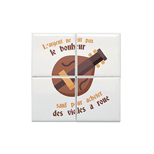 Carreaux céramique haut de gamme thème Moyen Âge et musique traditionnelle