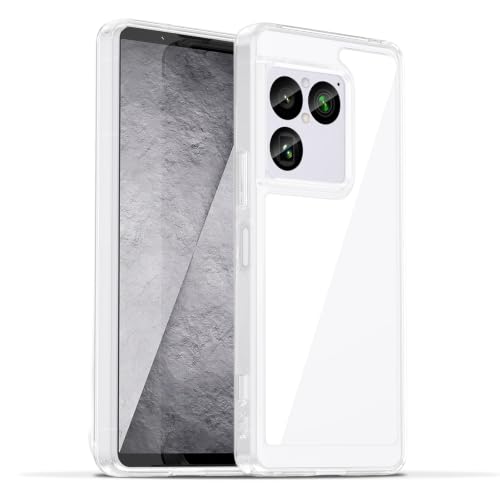 Liisooka Coque pour Sony Xperia 1 VIII, Housse de Protection Antichoc, Anti-Jaunissemente, Anti-Rayures, Case Arrière Rigide en PC, Étui TPU Ultra-Mince,...