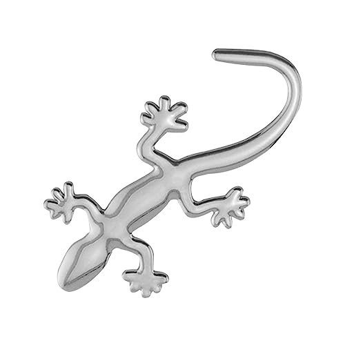 Teksome Etiqueta engomada del Coche del Gecko,de Metal Etiqueta engomada Decoración del Coche - Arte de Pared de Gecko para Exteriores de Vidrio y Metal Hecho a Mano para Valla de Patio, calcomanía