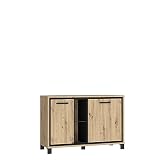 FORTE Trondheim komoda, materiał drewnopochodny, 46,6 x 81,3 x 120,4 cm