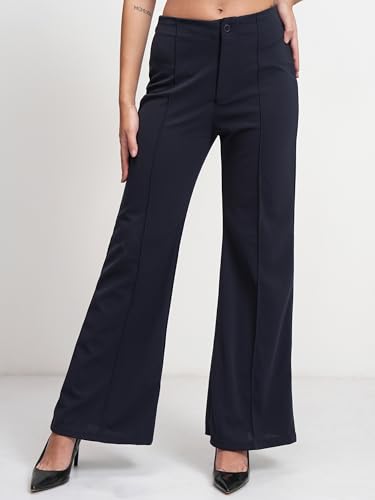 Image of Tokyo Talkies Women Flared High Rise Bootcut Trouser