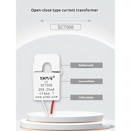 Transformateur SCT006 20A vers 25mA avec isolation haute performance - 6
