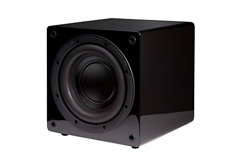 EARTHQUAKE Sound MiniMe FF8_V2 8-inch Front Firing Powered Mini Subwoofer,Black