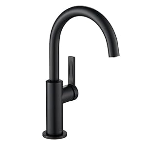 KRAUS Oletto Single Handle Kitchen Bar Faucet in Matte Black KPF 2822MB