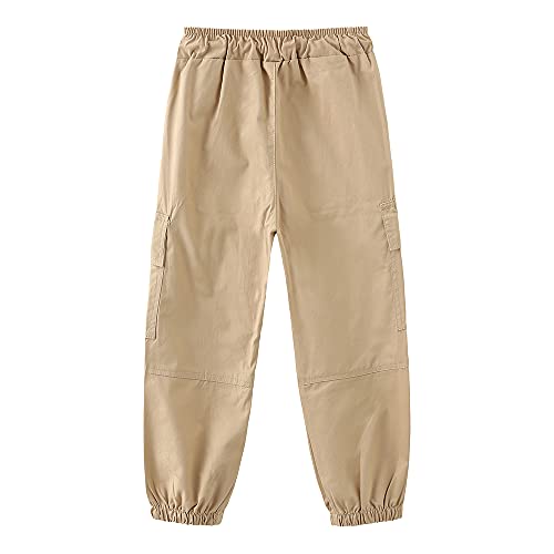 Image of CHENXIN Girls Cotton Jogger Cargo Pants for 4-12 Years