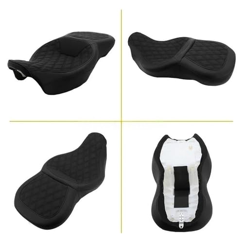Asiento de pasajero y conductor perfil bajo con amortiguación para Touring CVO y Road King 3