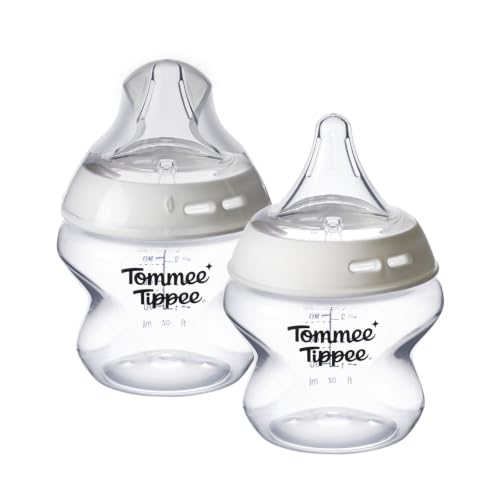 Image of Tommee Tippee Newborn Baby Bottles, Triangular Nipples, 0m+, 5oz