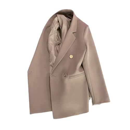 Women's Suit Coat with Belt Business Casual Long Sleeve Lapel