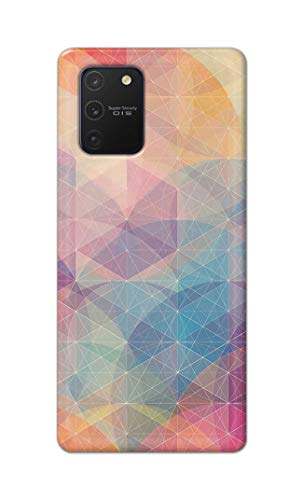 Image of Printed Hard Back Cover Case for Samsung Galaxy Note 10 Lite | Samsung A81 Back Cover (Crumpled Paper Design) -1803