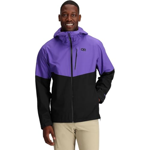 Outdoor Research Men’s Foray II Jacket – Waterproof & Windproof Hooded Rain Coat