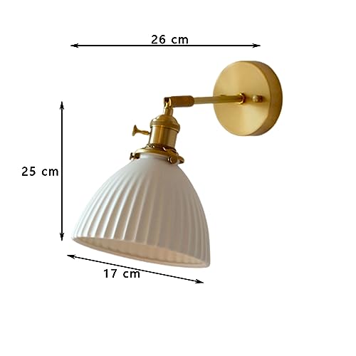 Lámpara de noche ajustable nórdica: pack de 2 apliques de pared para leer en el dormitorio 4