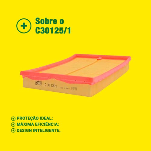 Filtro Ar Motor C30125/1, Amarelo, Man