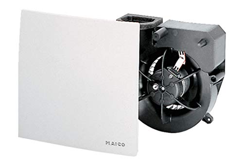 Maico - Original ER 60 VZ 0084.0101 - Verzögerungszeitschalter Ventilatoreinsatz mit Abdeckung & Filter für Bad Küche Mehrfamilienhaus Aufenthaltsraum Esszimmer
