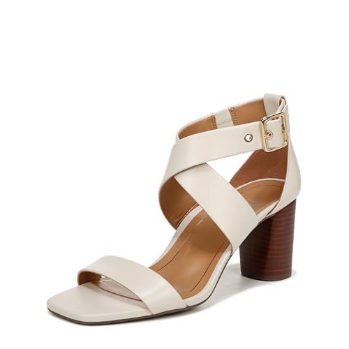 Vionic Women's Napa Marsanne Strappy Heeled Sandal- Ladies Buckle Ankle Heel with Concealed Orthotic Support, Sizes 5-12 Med & Wide