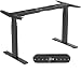 Produktbild DeHong Elektrisch Höhenverstellbarer Schreibtisch Gestell, 2 Motoren, 135 kg Tragfähigkeit, 62-127 cm Höhe, für Tischplatten 220x100 cm, 20 Minuten Montage, 4 Speicherhöhen, 2 USB-Anschlüsse