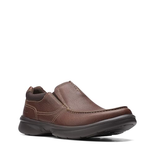 Clarks Men's Bradley Free Loafer, Tan Tumbled Leather, 7.5 Wide by Clarks - Used condition - Image 3