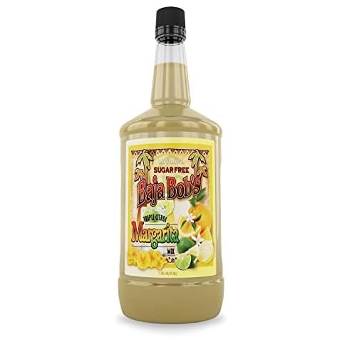 Baja Bob's Sugar Free TRIPLE CITRUS MARGARITA Mix, 1.75L - Cocktail Mixer - Keto Friendly - Low Calorie - Low Carb Cover