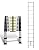 SDOER Telescoping Ladder,14.5 FT Multi-Purpose Collapsible Telescopic Extension Ladders, Aluminum telescoping Ladder for Indoor Or Outdoor, Heavy Duty 330 lbs Load