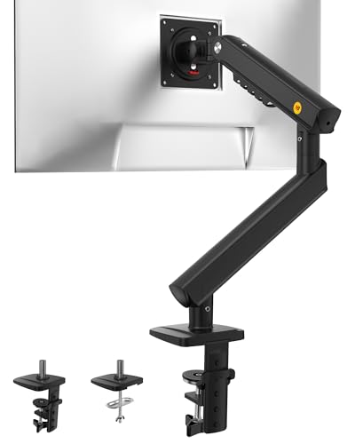 NB Single Computer Monitor Mount, Monitor Stand fits up to 32 Inch, Mechanical Spring Monitor Arm, VESA 75/100 mm, Model-A5(Black)