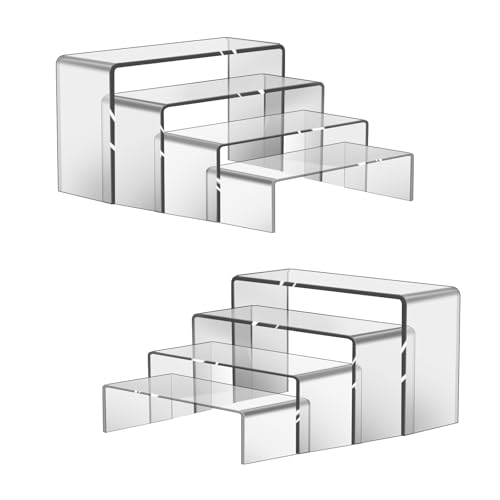 VEGOATY 8 unidades de estantería transparente