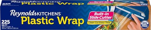 Reynolds Kitchens Clear Plastic Wrap, Built-In...