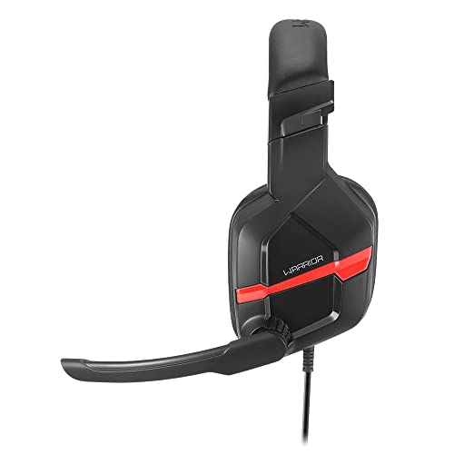 Headset Gamer Warrior Askari P2 Stereo compatível com PC Vermelho – PH293