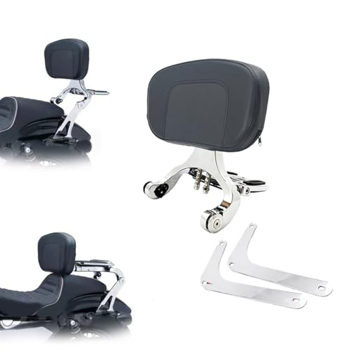 Dossier Pliant De Moto Réglable Finition Chrome Haute Qualité pour Custom Indian