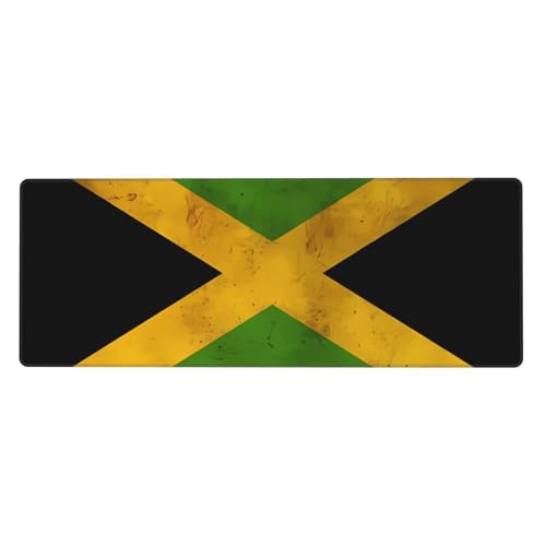 Tapis de clavier 80x30 cm avec base en caoutchouc antidérapant et bords cousus