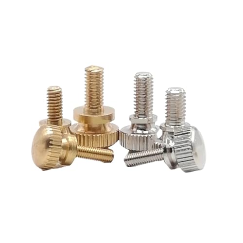 2-5PCS M3 M4 M5 M6 GB834 �^�J���[���b�g�w�b�h�܂��̓j�b�P�����b�L���[���b�g�܂݃l�W����߃J�[�e���E�H�[���K���X���b�N�l�W(Brass,6 x 10 2pcs)