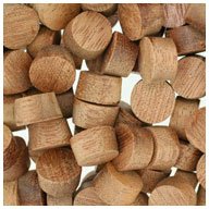 WidgetCo 7/16" Mahogany Wood Plugs, Face Grain