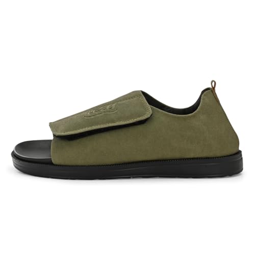 Image of Comfy-Pro Buddy Diabetic Sandal - 1 Strap Open Toe Sandal for Diabetic Foot Relief - Ideal for Burning Sensation & Loss of Sensation - Comfortable & Supportive Footwear