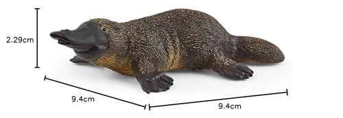SCHLEICH 14840 Schnabeltier, für Kinder ab 3+ Jahren, WILD Life - Spielfigur