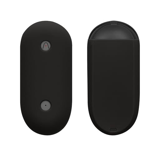 kwmobile KI Sprachrekorder Schutzhülle kompatibel mit NotePin Voice Recorder Hülle - Silikon Case für AI Diktiergerät - Schwarz