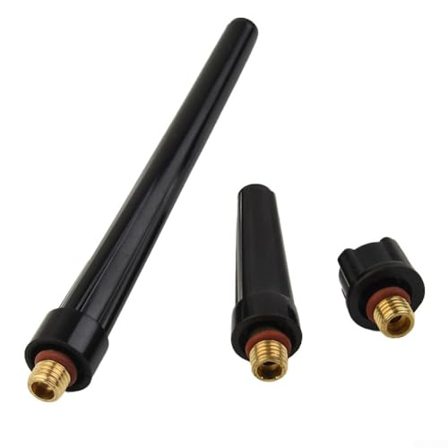 Yhenlovtt Kit de 40 piezas para soplete de soldadura Tig para lente de gas, con boquillas de alúmina para la serie WP-9/20/25 y compatible con Miller