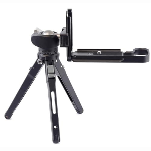 OURHZTB Soporte de placa de liberación rápida en L para cámara Hasselblad X2D/X2DII 100C, soporte horizontal vertical de aluminio compatible con cabezal de bola de trípode estándar Arca - imagen 9