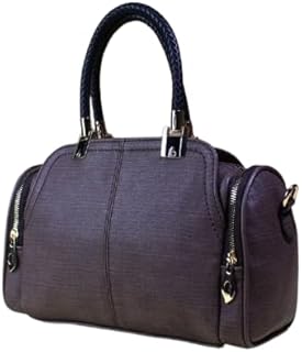 حقيبة يد وكتف حريمى - عملية حدا للاستخدام اليومى 989 - بها 5 جيوب - من جلد مقاوم للخدش و الماء - مقاس 32*23 -لون رمادى غامق