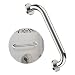 12 Inch Stainless Steel Shower Grab Bar - ZUEXT Shower Handle, Bathroom Balance Bar - Safety Hand Rail Support - Handicap, Elderly, Injury, Senior Assist Bath Handle (w/ Self-adhesive Stick-on Hook)