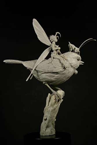 Figura de resina sin armar 1:32 niño fantasía antigua miniatura 3